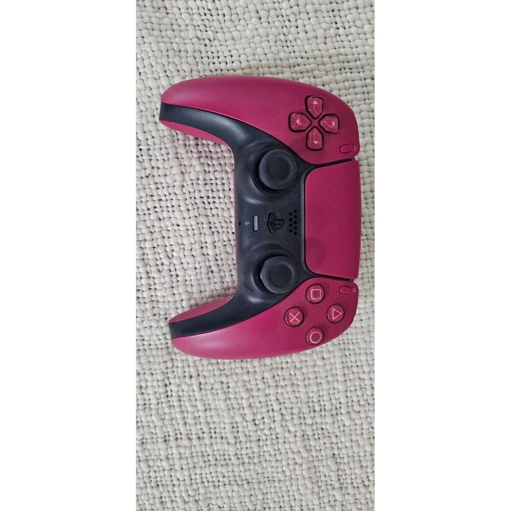 Sony PlayStation 5 DualSense Wireless Controller features a vibrant Cosmic Red